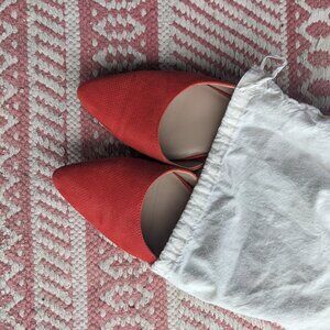 NATURALIZER red slingback flats